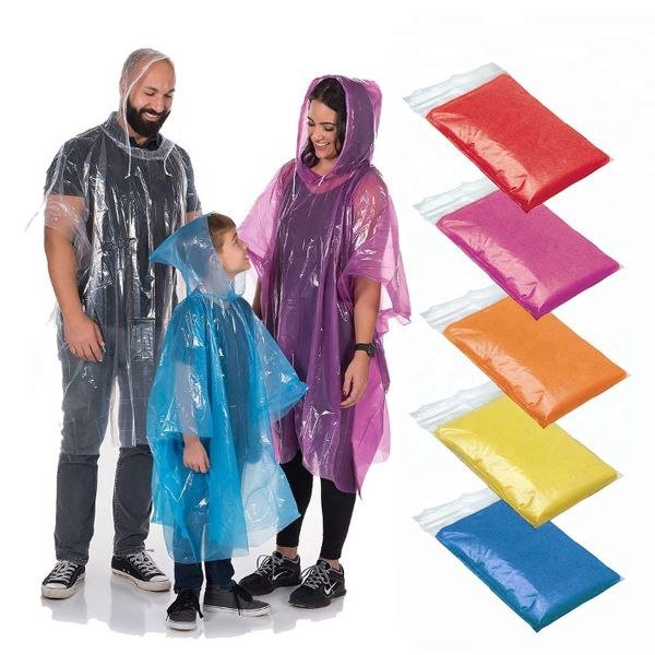 PONCHO PLASTICO PARA LLUVIA