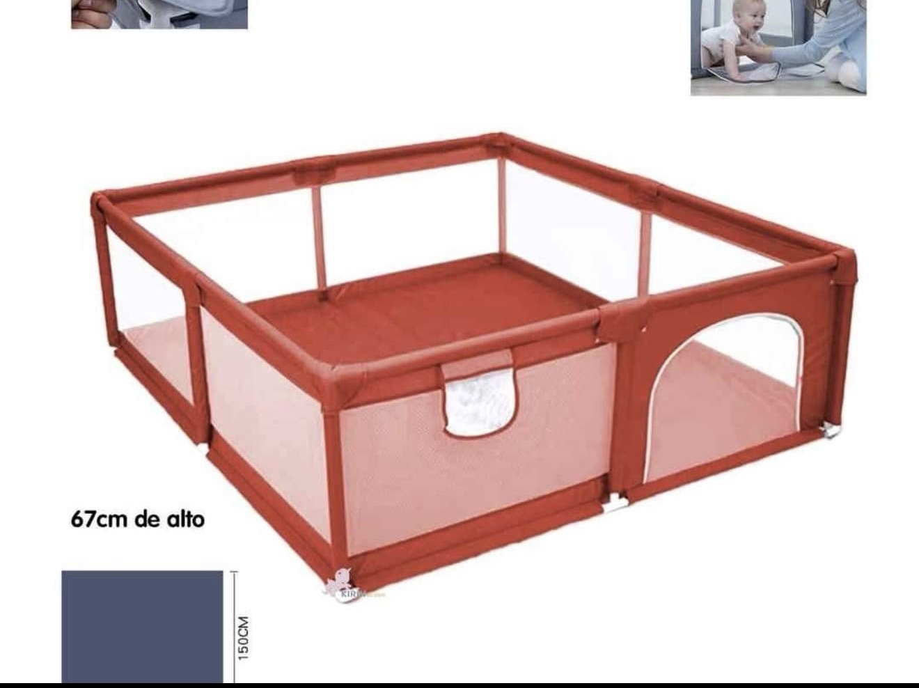 CORRAL RECTANGULAR MED180X150X67CM