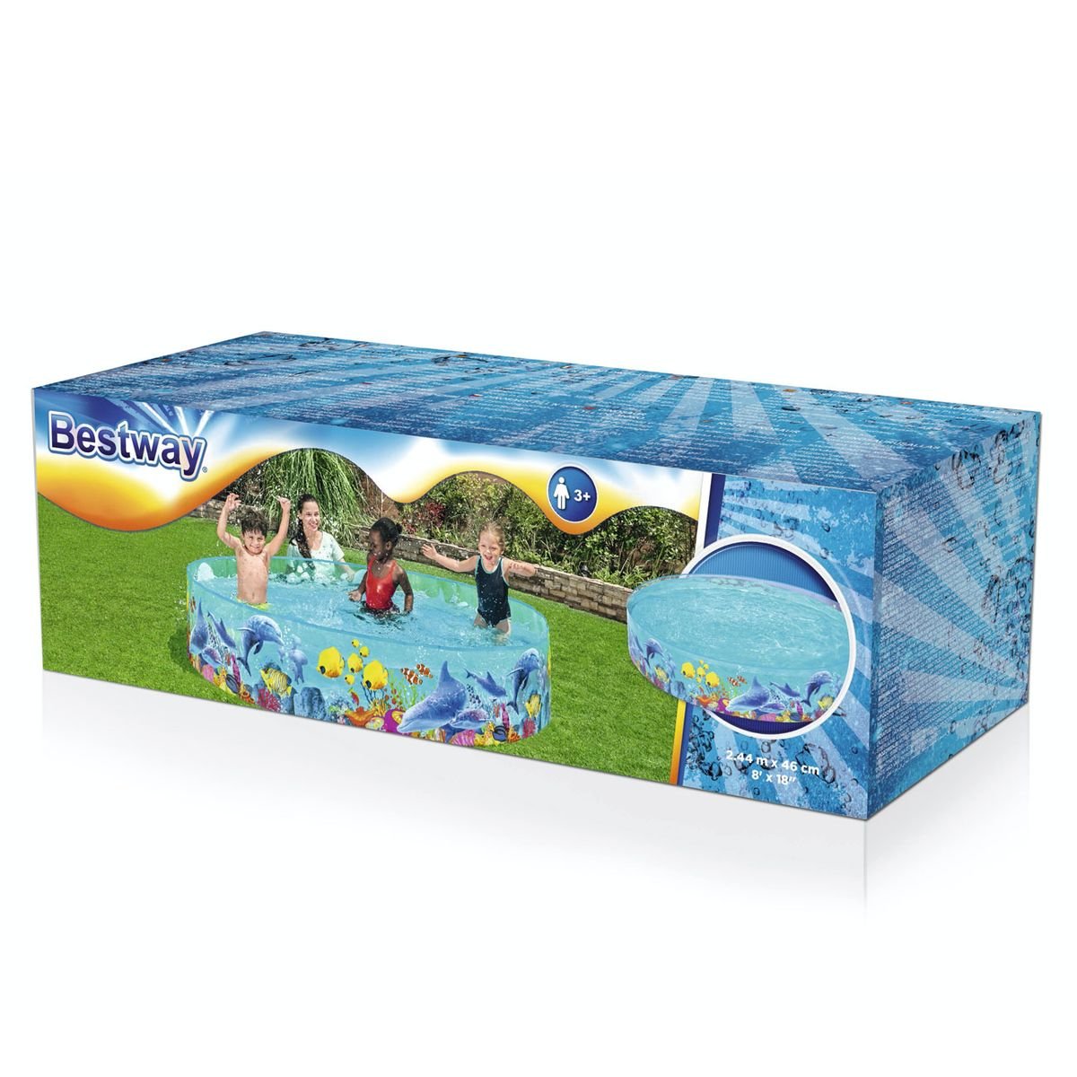 PISCINA NO INFLABLE BESTWAY 244x46 CM 4