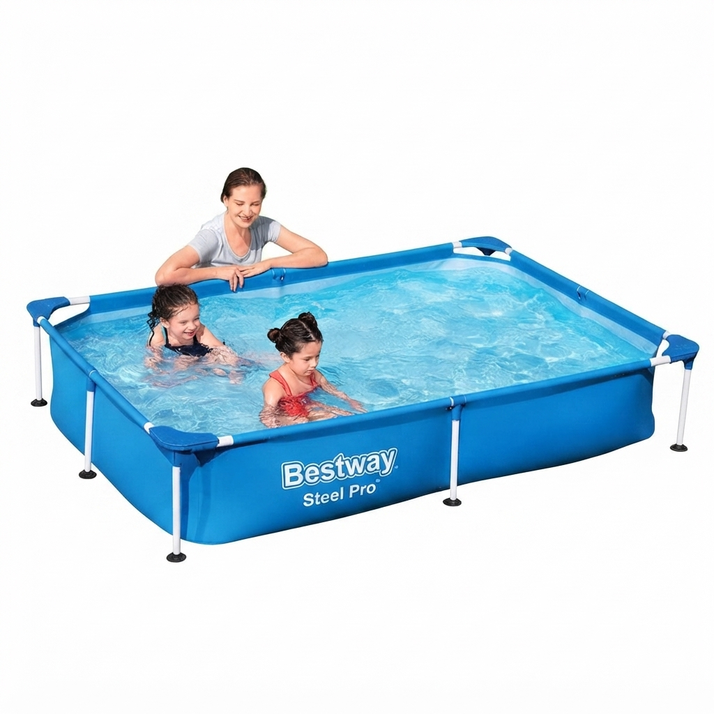 PISCINA RECTANGULAR ARMABLE 43 CM DE ALTO