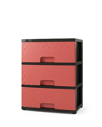 Cajonera diseño ratán
