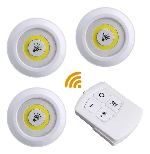 LUZ LED BLANCA C/CONTROL REMOTO REF: SAN5084