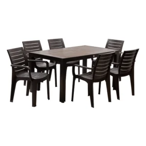 JUEGO DE COMEDOR MADEIRA 6 P