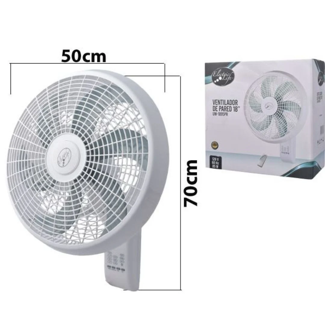 VENTILADOR PARED BLANCO P18 P C/CONTROL REF:UW-1895PR 18