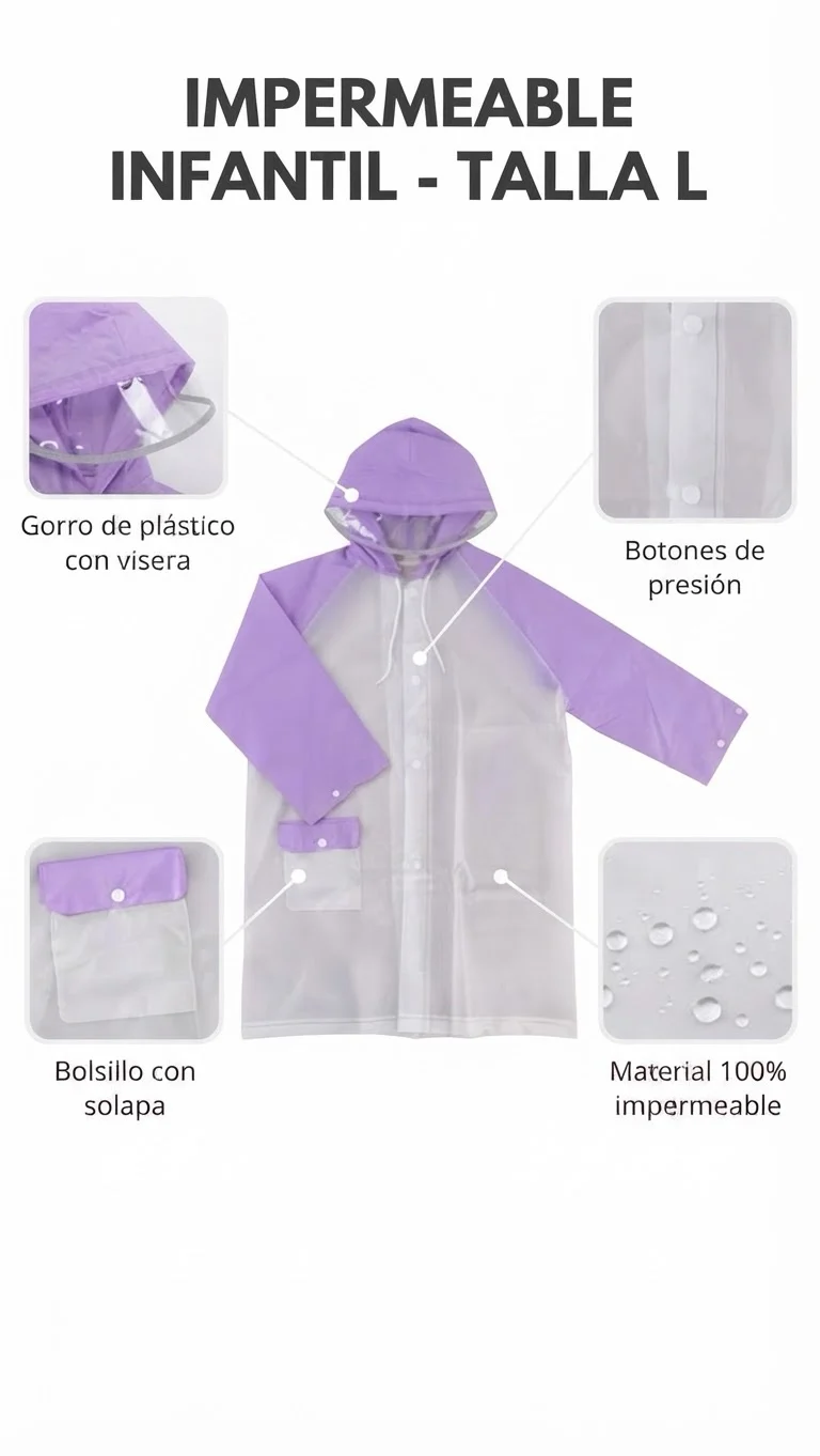 IMPERMEABLE INFANTIL DIY SURT.REF:ES28136 M/L.(M:1149748CM)
